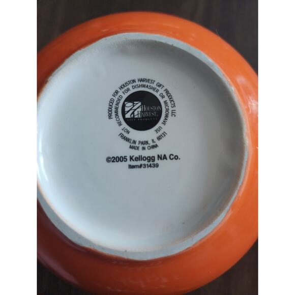 2005 Kellogg Tony the Tiger Orange Coffee Tea Cereal Soup Mug - Picture 4 of 6